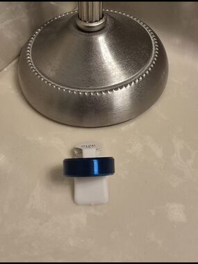 Men's Cobalt Blue Ring Band Size 9